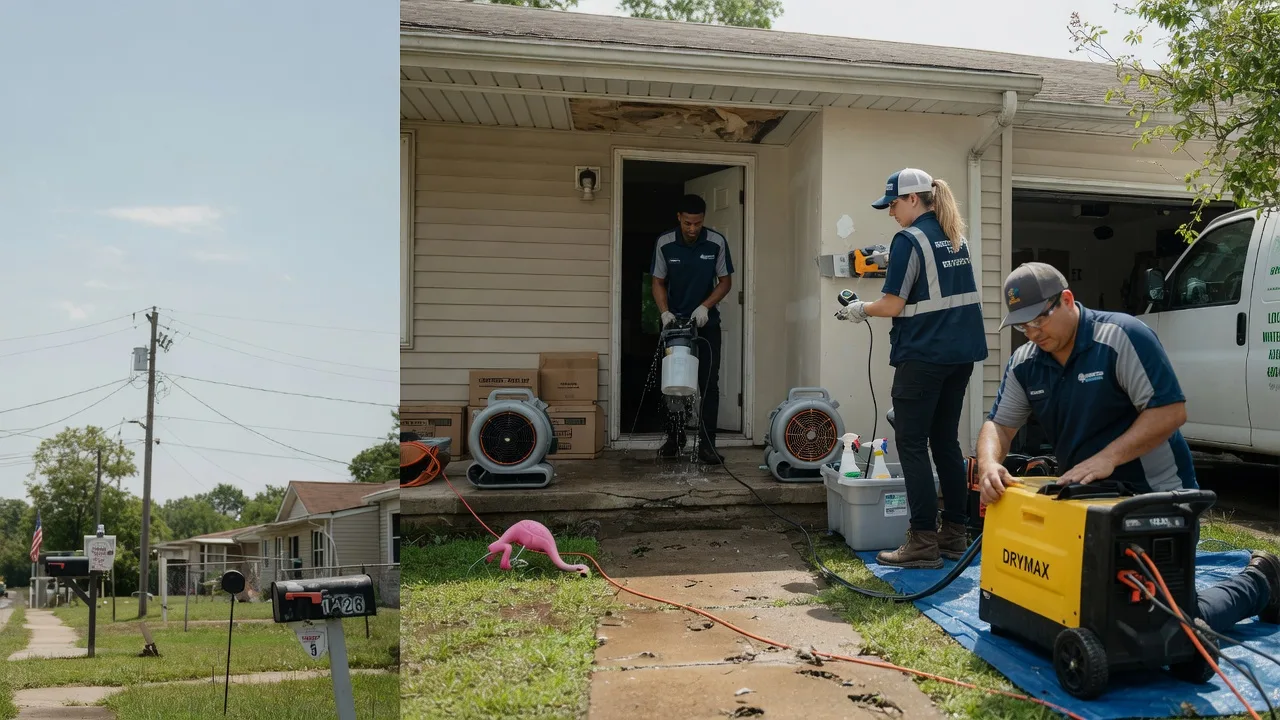 Storm Damage Water Removal in Cleveland, OK near me
